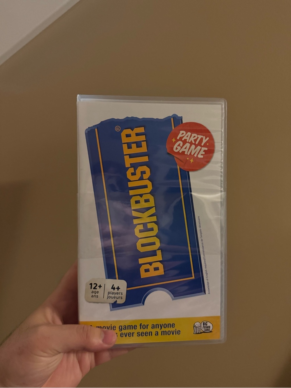 Blockbuster The Game Party Game